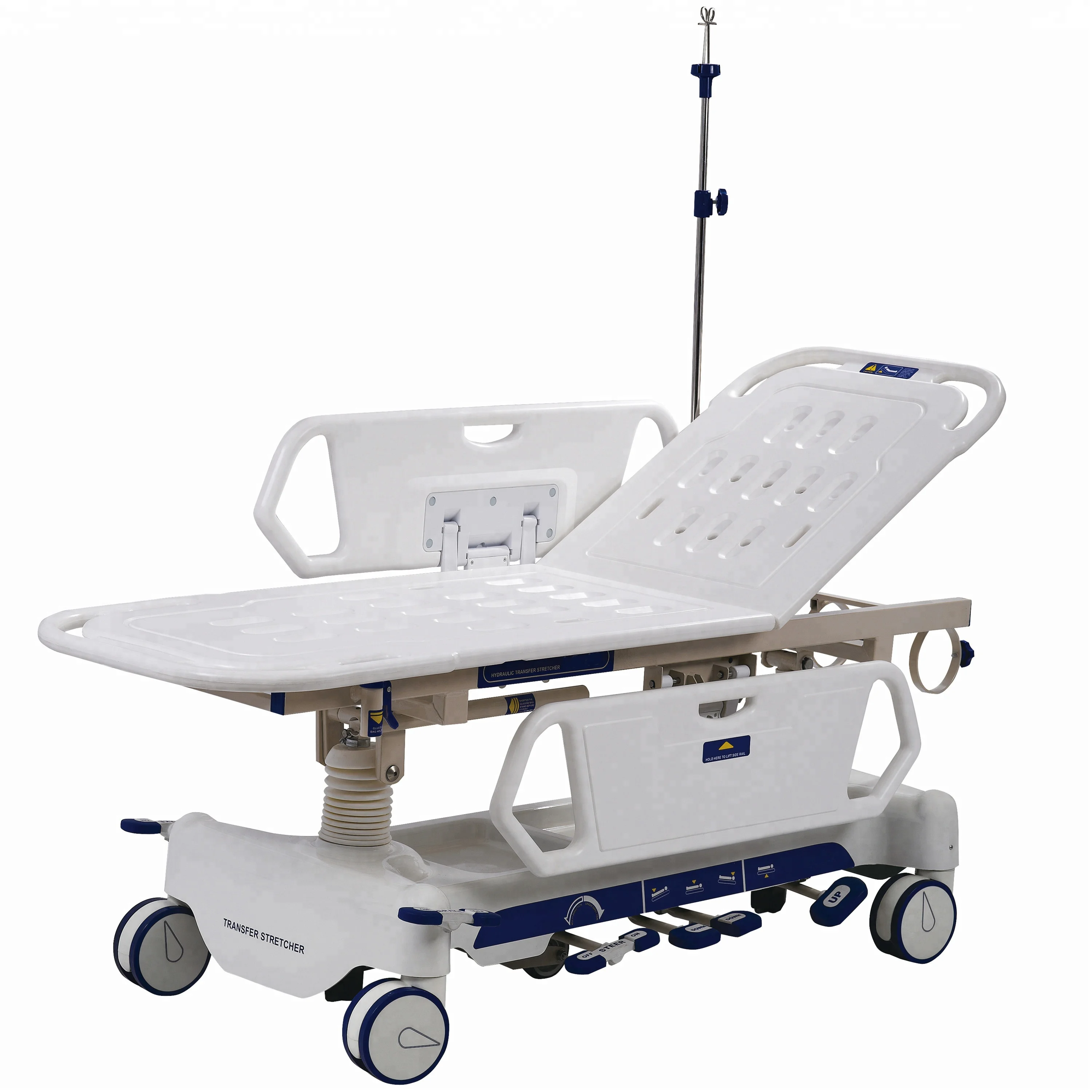Hydraulic Patient Transfer Stretcher Trolley Treatment Table Examination Couch Transport Hospital Stretcher for Emergency