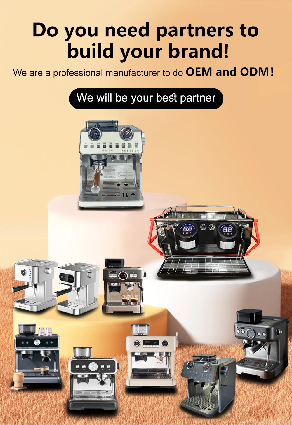 Stainless Steel Capsule Coffee Maker Electric Espresso & Cappuccino Machine for Home & Hotels EU Plug