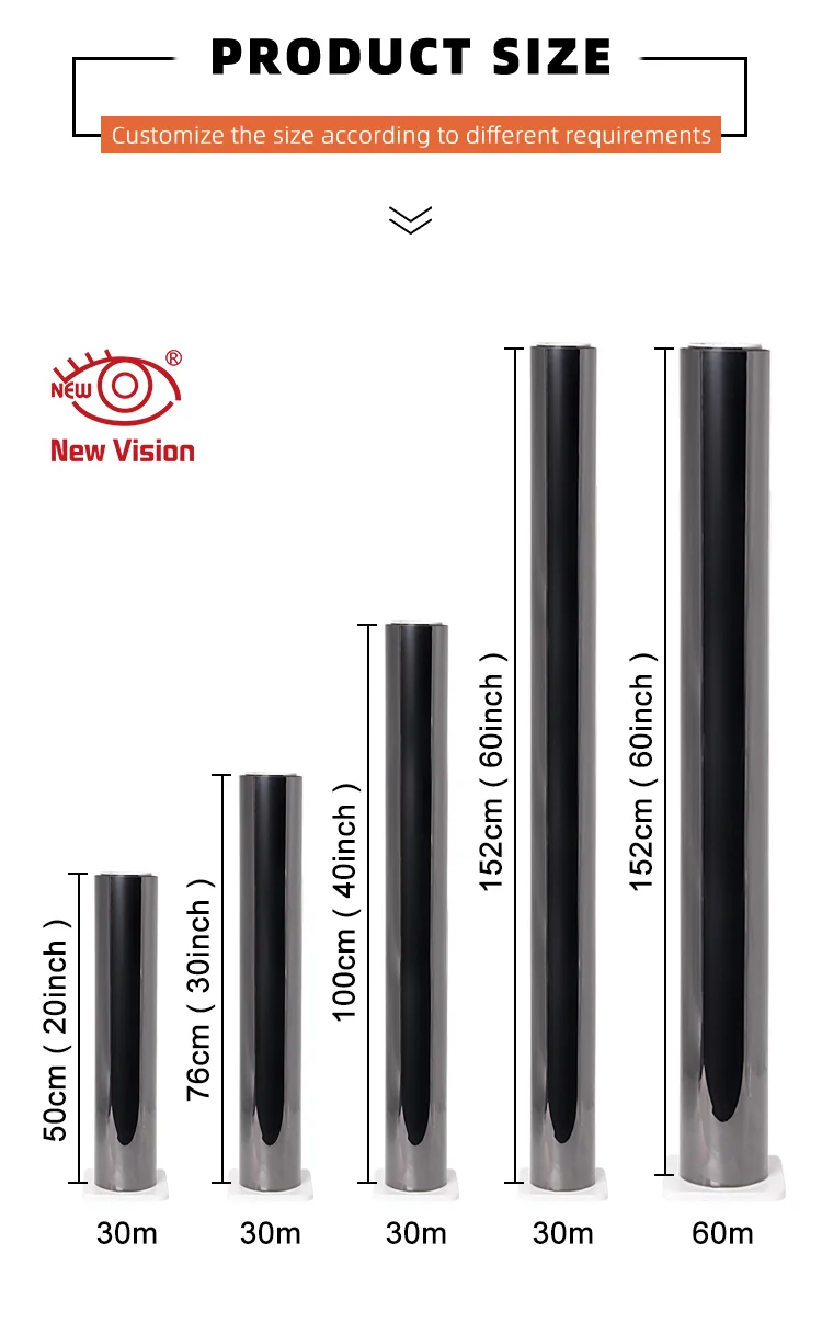 1PLY SRC 50cm x 30m Tinting for car window  Ultra S.D Black MADE IN USA logo