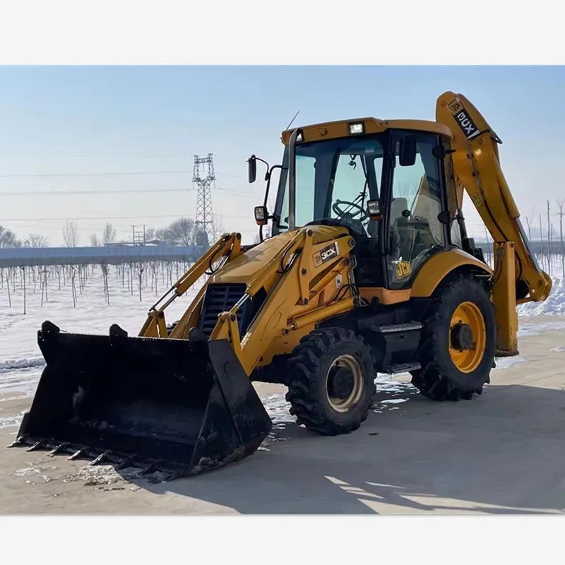 Дешевый землеройный экскаватор-погрузчик 4x4 JCB 3CX трактор для продажи