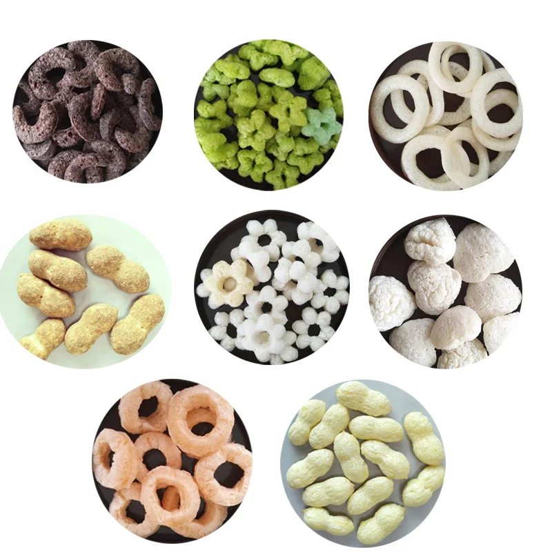 Cheddar Cheese Puffed Curls snacks machine production line