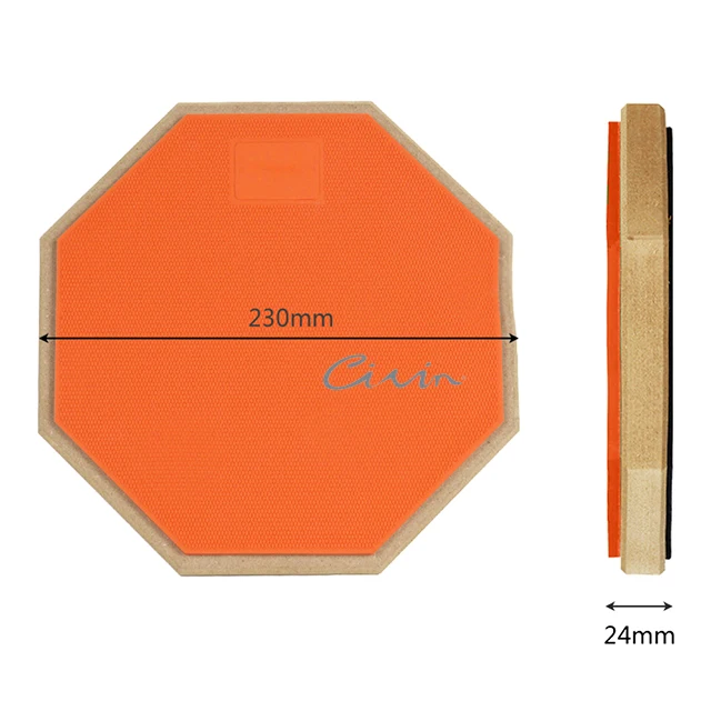 Wholesale Price 8 Inch Silicone Dumb Single Drum Practice Pads Accessories Colorful Blue Drum Mute Pads