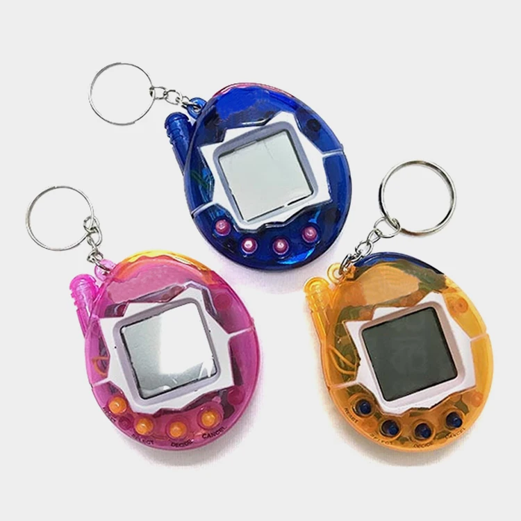 Electronic Pets Keychain Toys 90S Nostalgic 168 Pets in One Virtual Cyber Christmas Pet Toy Kering Gift Toys for Kid