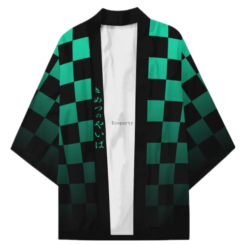 Кимоно для косплея, повседневное кимоно для женщин/мужчин/детей, рассекающее демонов, хаори, юката, незуко, шинобу, Зеницу