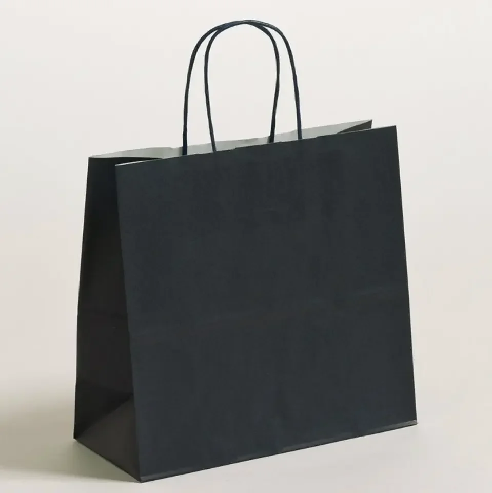 Wholesale Customized Paper Bag for Shopping Luxury White Paper Promotion Luxury Shopping Paper Bag With Custom Logo