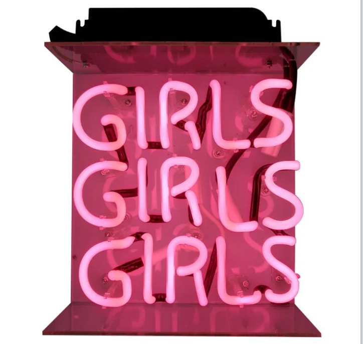 Girls Girls Girls Neon Sign