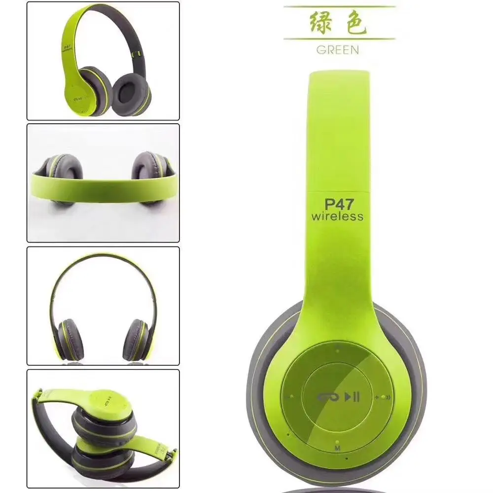  Беспроводные наушники P47 с Bluetooth картой памяти Hands Free