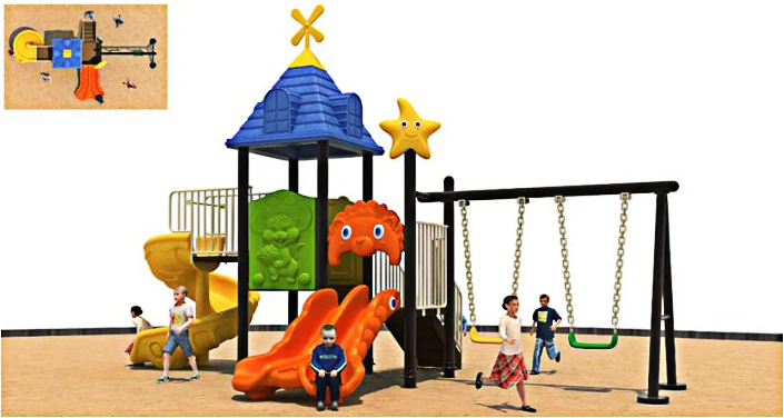New Coming  Kindergarten Children Big Outdoor Playground Manufacturer For Sale