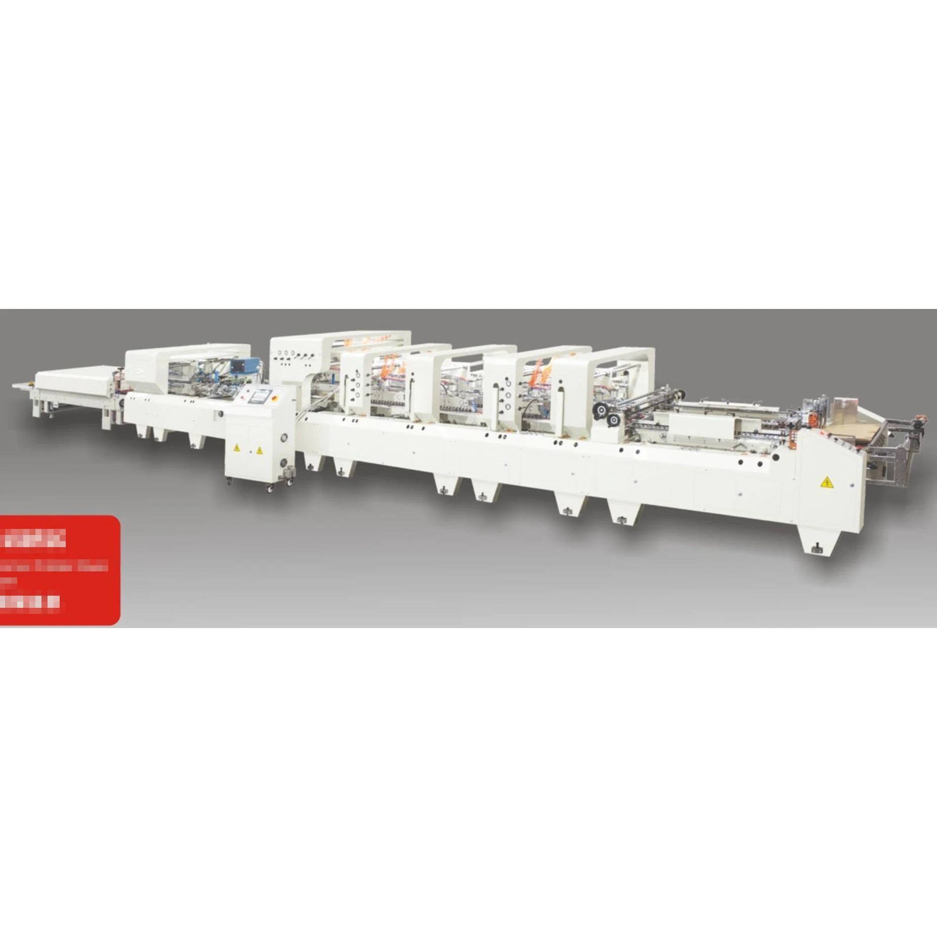 Automatic 4&6 corners folder gluer machine/automatic folding gluing machine for corrugated box