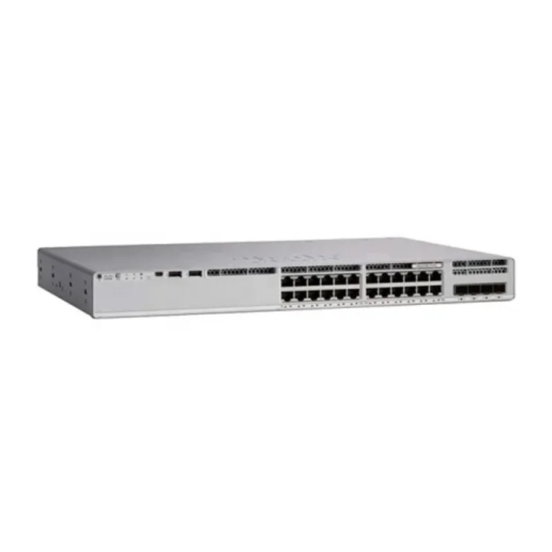 Brand new Ciscos industrial network switches 24-port PoE+ 4x1G Switch C9200L-24P-4G-E