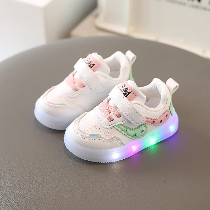 0-6 Years Luminous Sneakers Children Soft Sole baby shoes kids led shoes Sneakers for Girl Boys Children
