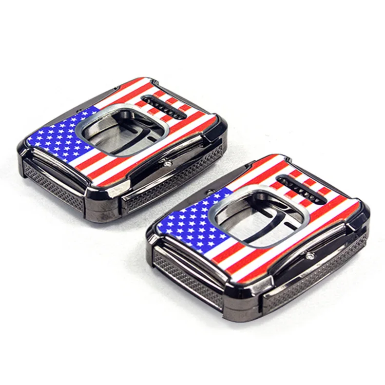 Cigar Scissors Cutter Zinc Alloy Plated Stainless Steel Semi-Automatic Double-Edged Cigar Scissors Cigar knife
