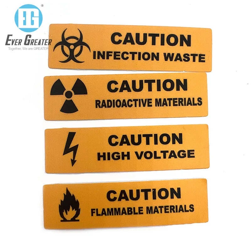 Vinyl Custom Factory Price Funny Warning Metal Sign