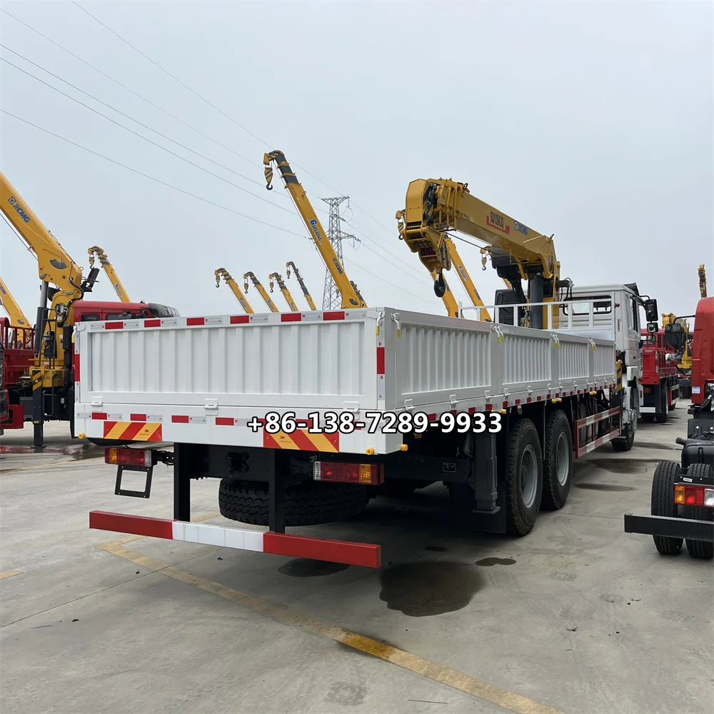Shacman 10tons 12ton 14ton 16tons Multi-functional Special timber grab Truck Mounted crane timber scrap crane