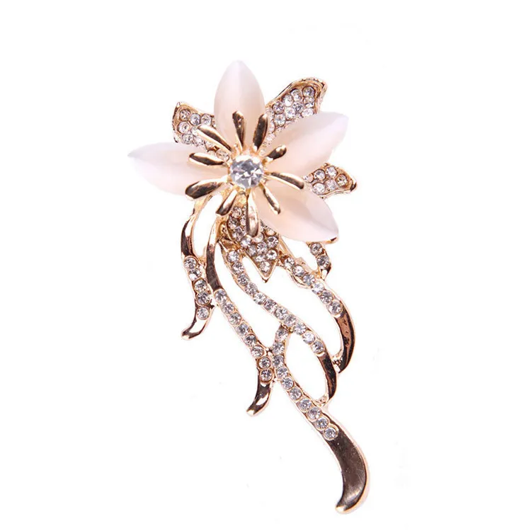 Cheap Price Alloy Brooch Luxury Brooch Crystal Brooch
