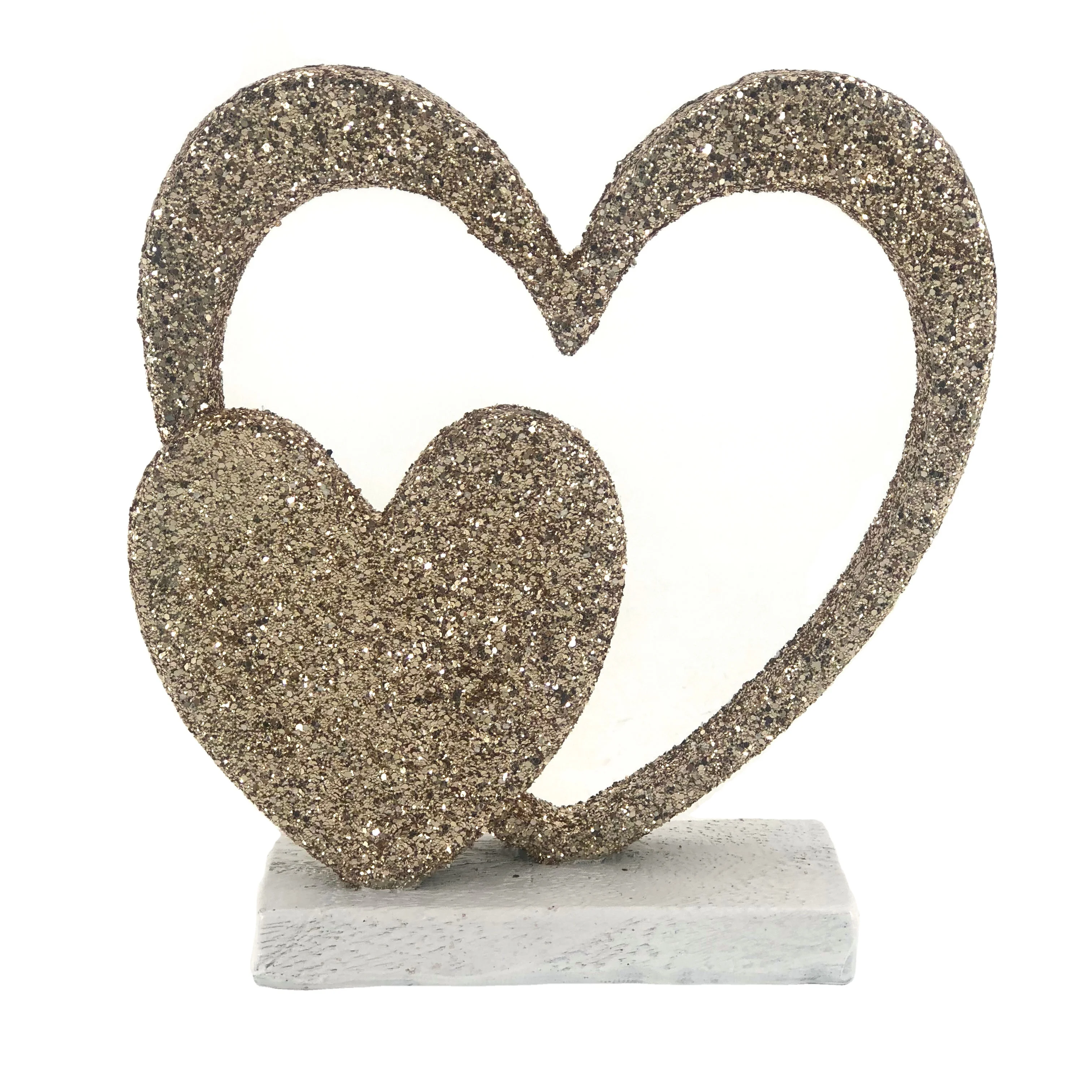 Оптовая продажа, декор в форме сердца на День святого Валентина, Рождественский Декор в форме сердца