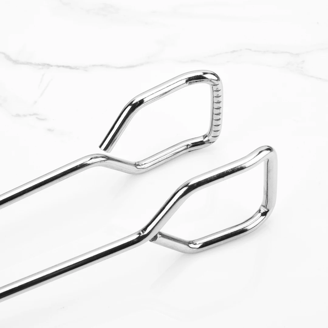 15 Inch 16 Inch Stainless Steel Kitchen Tongs Scissor Wire Cooking Tongs For BBQ Baking Bread Food Barbecue