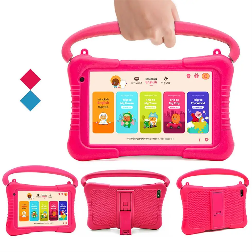 2022 Kids Android 11 Education Tablet 7 Inch 1gb Ram 16gb Rom Allwinner Quad Core Tablet Android With Protect Case