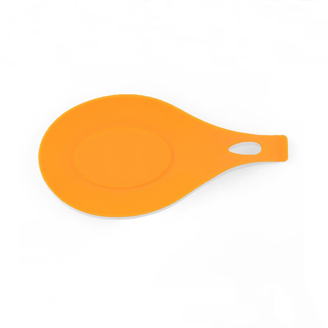 Hot Selling Creative Small Tool kitchen Accessories Spoon Rests Holder Kitchen Silicone Spoon Holder For Cooking