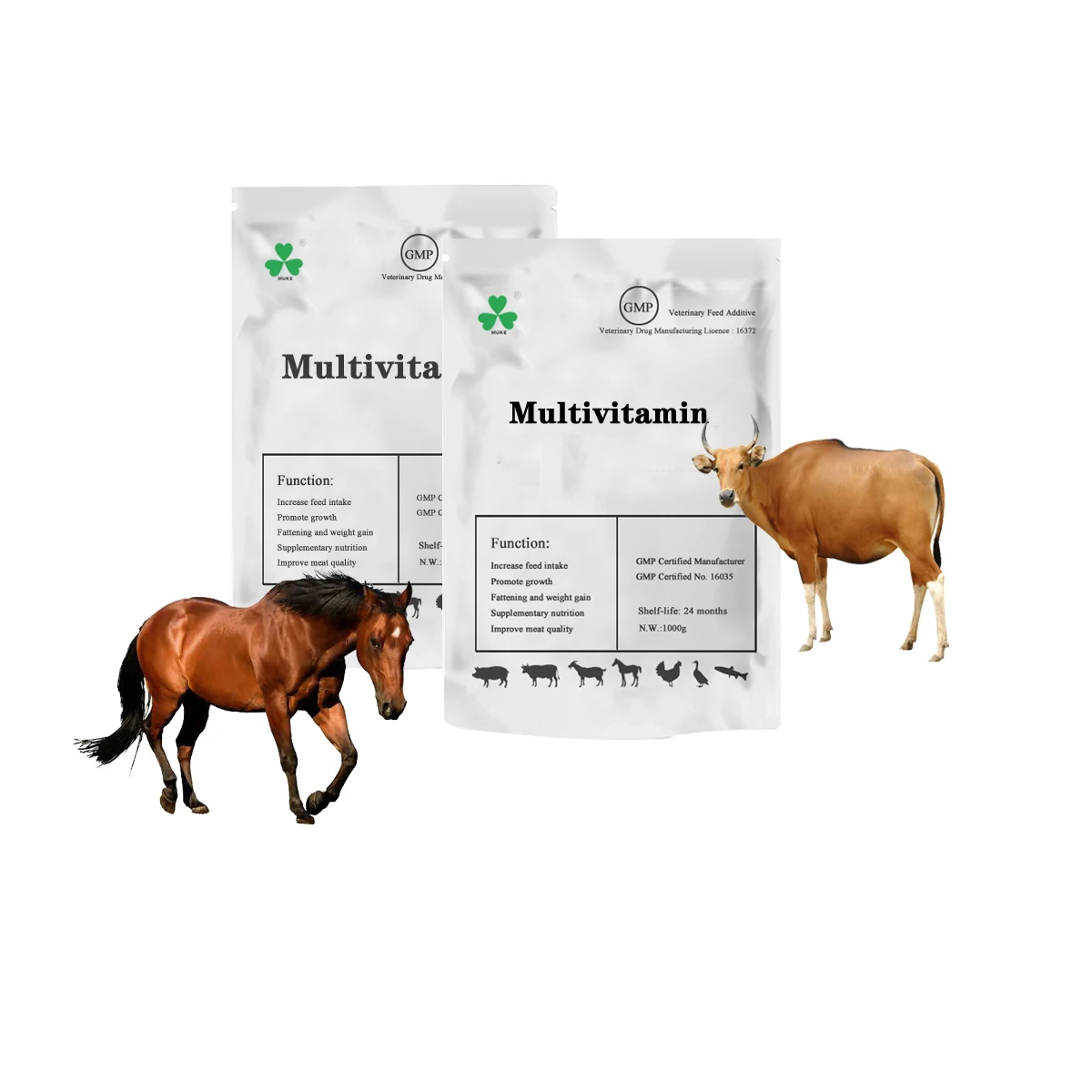 YUMUKE 5% beef cattle and sheep compound premix feed power fast weight gain and high conversion rate fast fattening