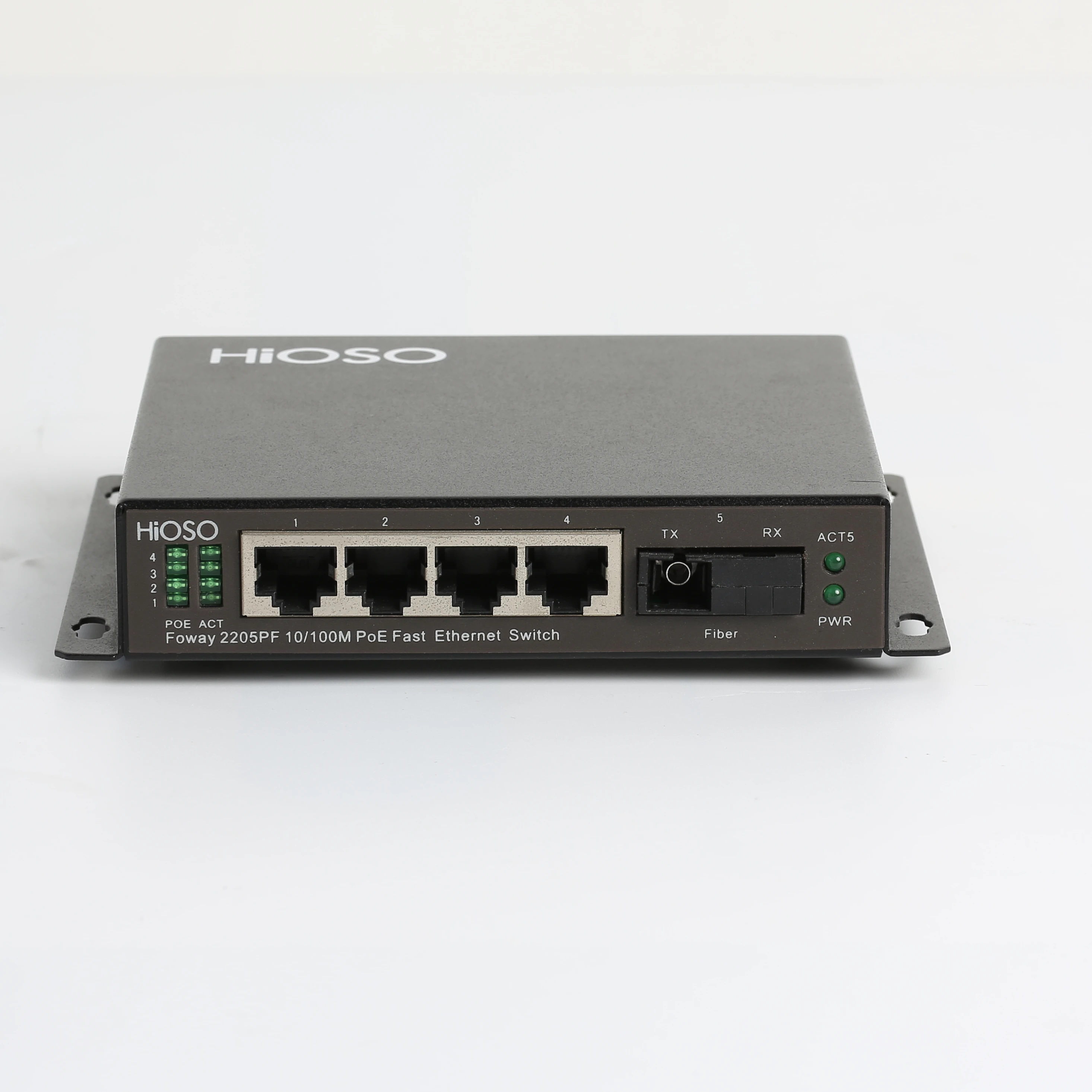 FOWAY 2205PF 5-разъемное зарядное usb-устройство для управления дополнительно 4 10/100 м коммутатор Poe Switch промышленный 48V