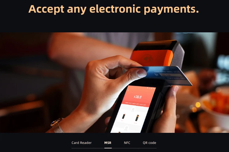 P2 Pos-системы автономный Pos-терминал ручной шестизначный