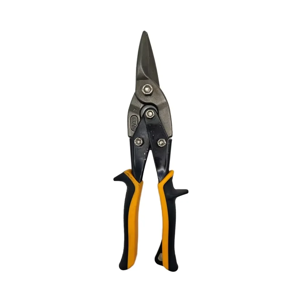 Industrial & DIY Grade Aviation Shears Smooth Edge Stainless Steel Blade with Plastic Handle Sharp Tip Cutting Tool
