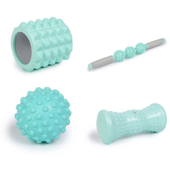 4-in-1 Muscle Massage Set Include muscle massage roller massage stick, ball, feet