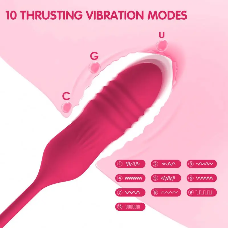 GYF Dildo Vibrator Equipment female Masturbation G Spot Tongue Red Shape Rose Vibrator Sex Toys For Women