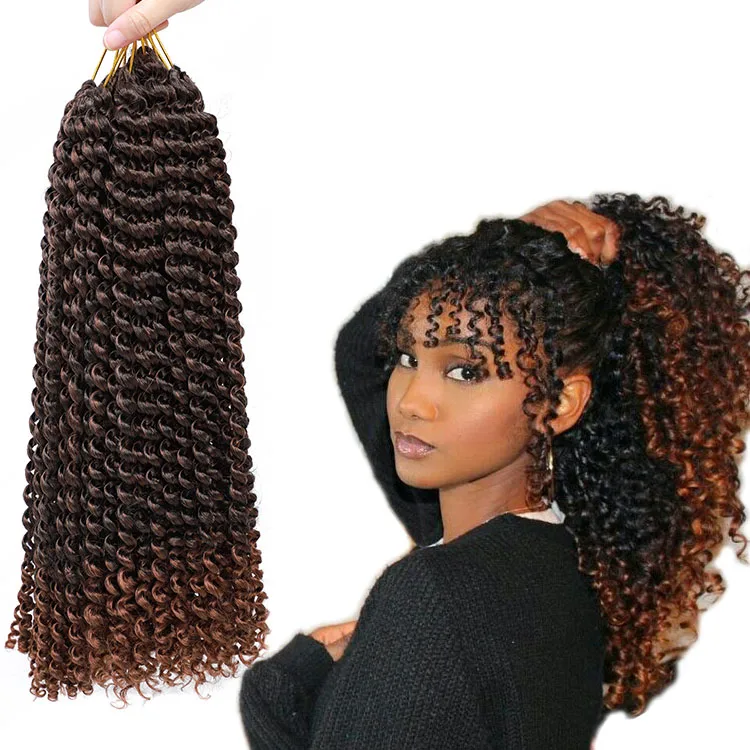  Passion Twist Water Wave Synthetic Braids Solid color Braiding hair New Hair Crochet