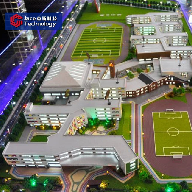 
Architectural ABS school scale models for sales office miniature architecture 