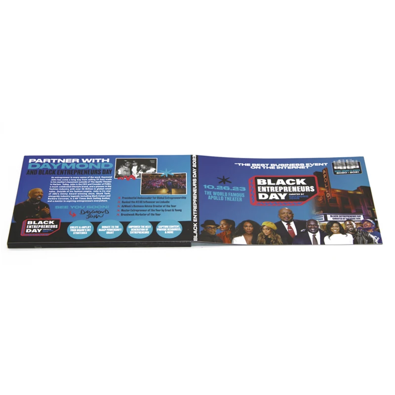 Promotional product video book paper LCD video greeting card video brochure advertising