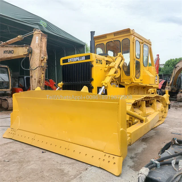 High Quality Used CAT D7G Bulldozer Original Engine Shanghai Crawler Bulldozer Pump Bearing Second-Hand Japan Earthmoving