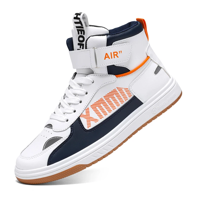 Autumn And Winter High Help Board Shoes Leisure Reflective Sports Shoes Street Tide Shoes