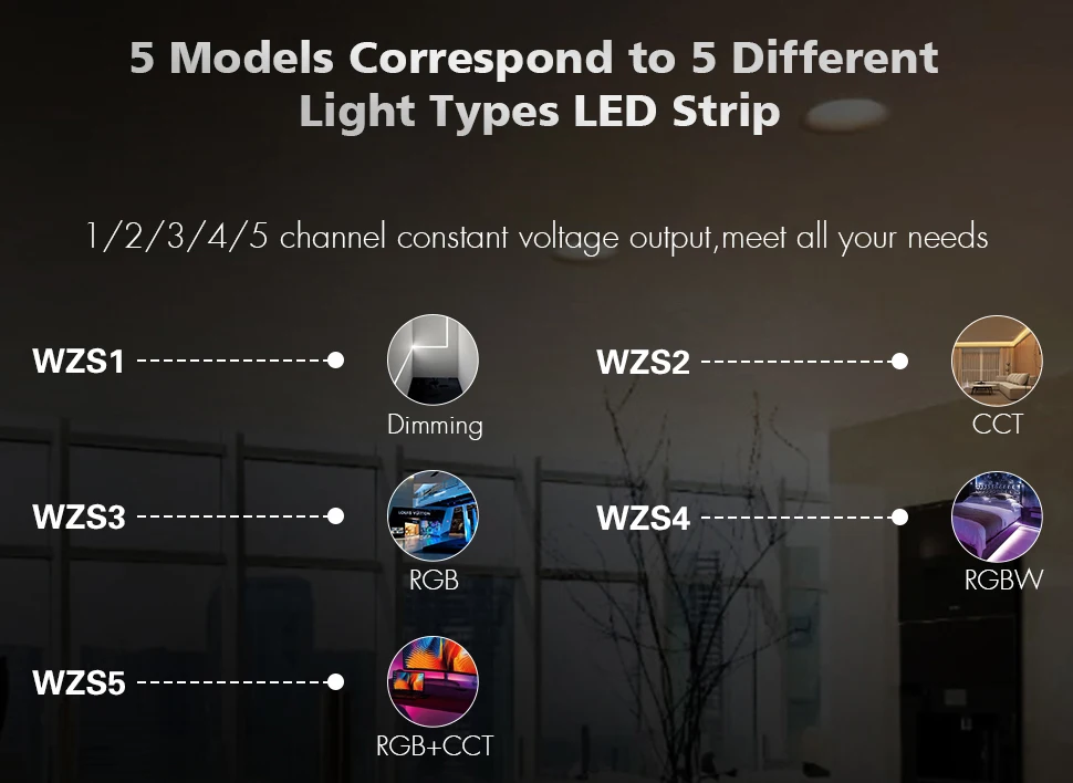 WZS1 12-36VDC Zigbee3.0 Tuya управление приложением одноцветный светодиодный контроллер облачного голосового управления диммер