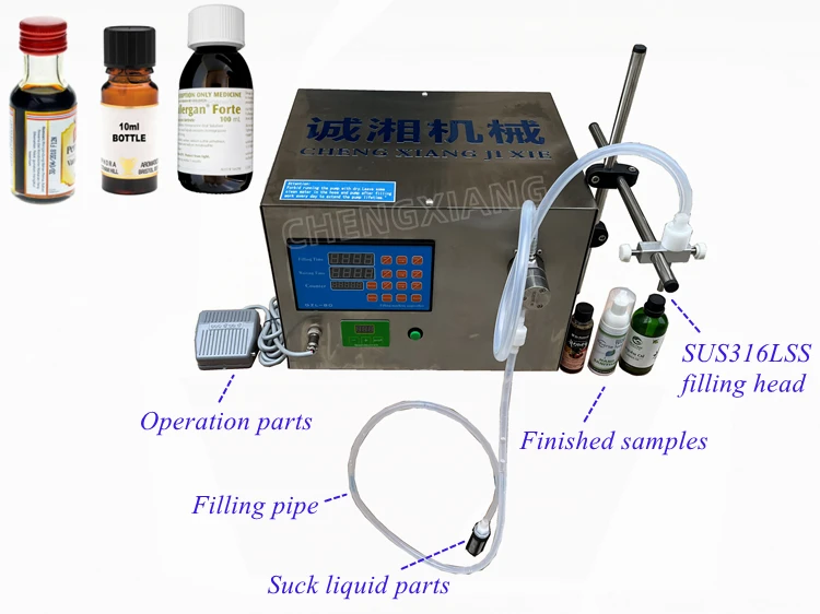 Full customization easy operation line Machine semi automatic liquid filling machine