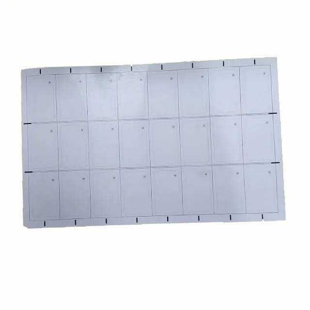 RFID A4/A3 Sheets Layout 2*5/3*5 Prelam PVC inlay Sheet 13.56Mhz F08 chip for access control