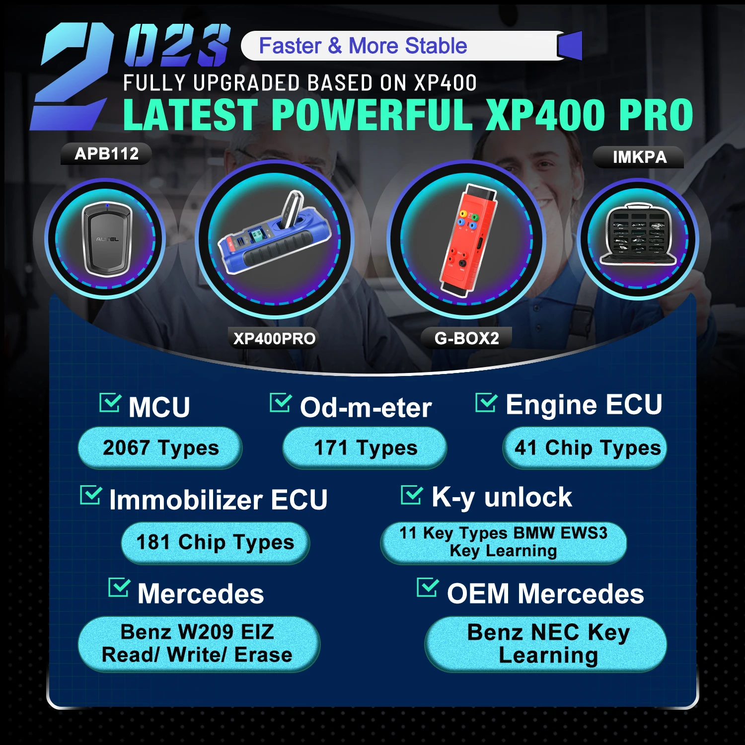 Autel MaxiIM IM608 PRO II Car Key Programming Code Reader IKey Programmer OBD 2 Scanner Vehicle Full System Diagnostic Tools