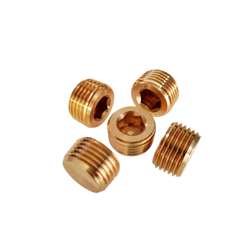 Z94 brass 304 hex socket stainless steel oil throat pipe tubing screw plastic injection mould cooling plug