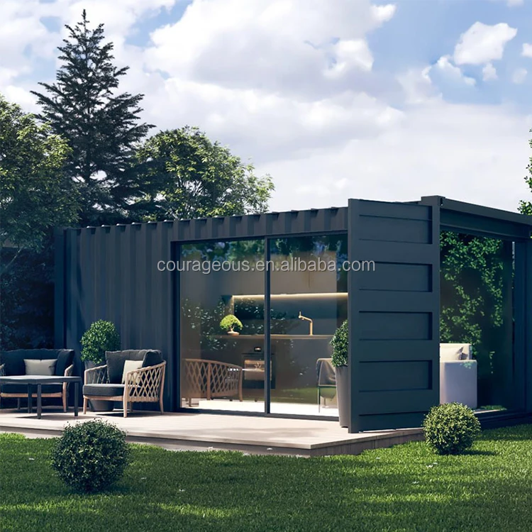 Pop up контейнерный дом Морские контейнерные дома 40ft роскошный сборный