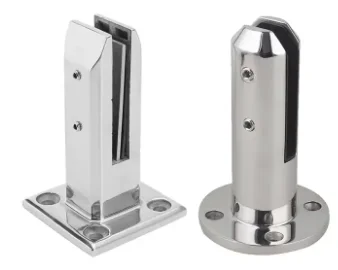 Modern Design Stainless Steel 304 Frameless Wall Spigot 12mm Glass Thickness Handrails Railings Balcony Deck Baluster Bracket