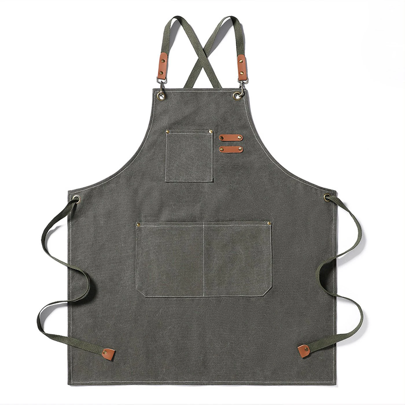 Wholesale Custom Logo Plain Black Cotton Polyester Waterproof Chef Cafe BBQ Food Cooking Cleaning Bib Aprons Kitchen Apron