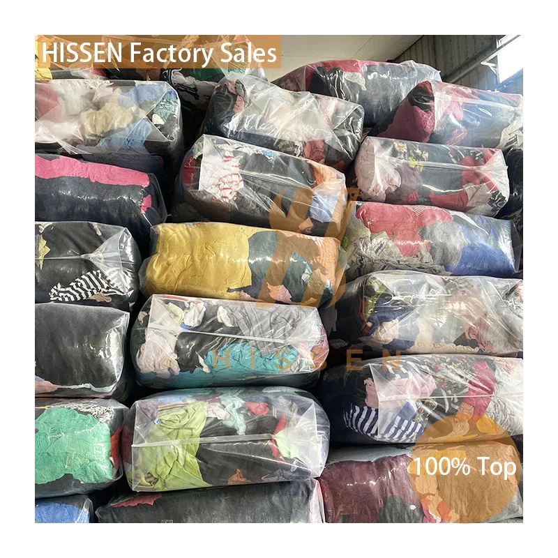 Fabric Waste CottFabric Waste Cotton Absorption Ability Recycling Industrial White 100% Cotton Cheap Rags with Strong Oil Water