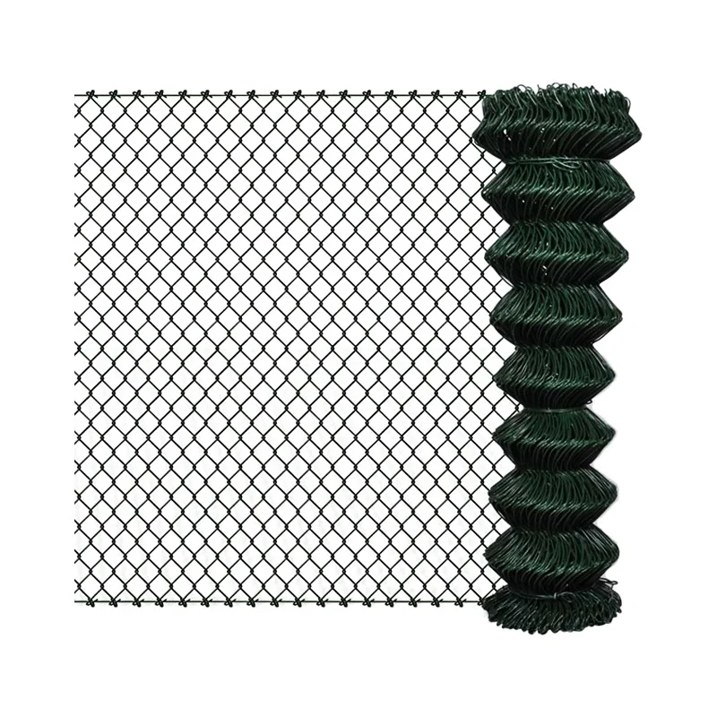 wholesale PVC coated 4mm chain link fence garden building fence