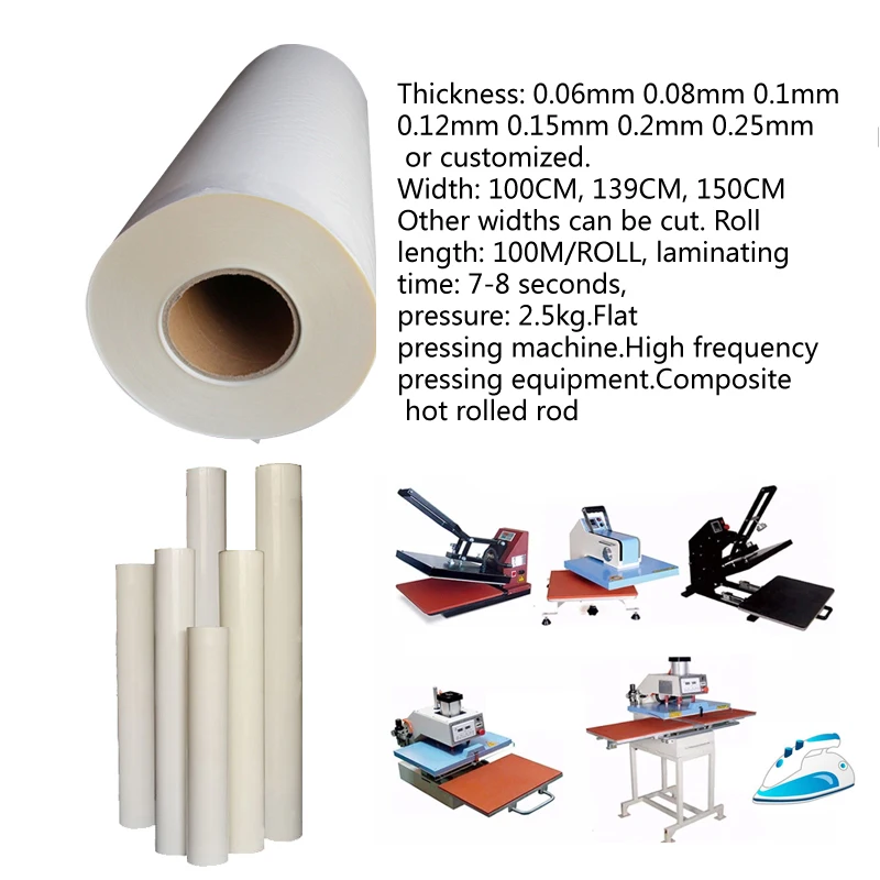 China manufacturer good quality strong glue double sided tpu hot melt adhesive film for textile