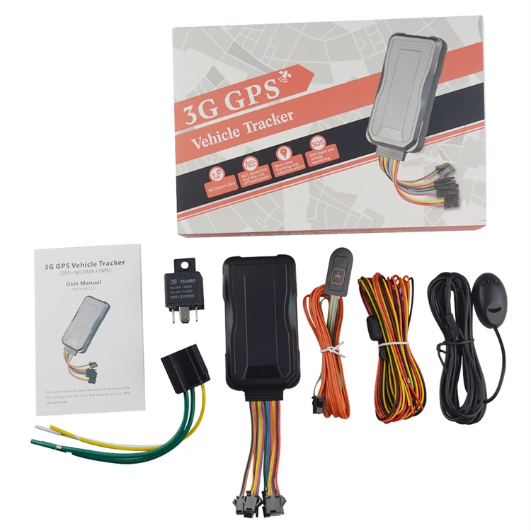 Top-sale Multi-sensors Connectable Highly Accurate Real-time Locating WCDMA 3G Car GPS Tracker GT06E with Fuel Monitoring