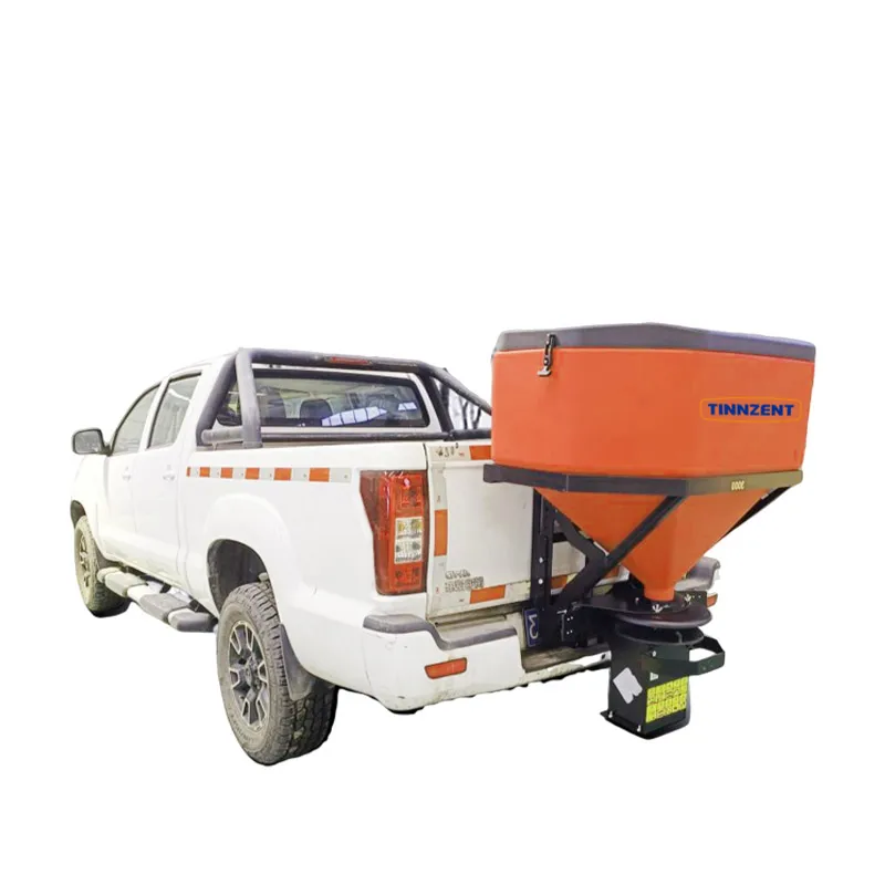 Tow Behind Sand And Salt Spreader For Tractors Snow Melting Machine Heating