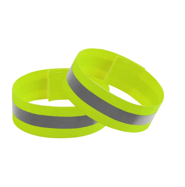 2023 Safe High Visibility Reflective Wristbands Reflective Ankle Bands Safety For Running Walking
