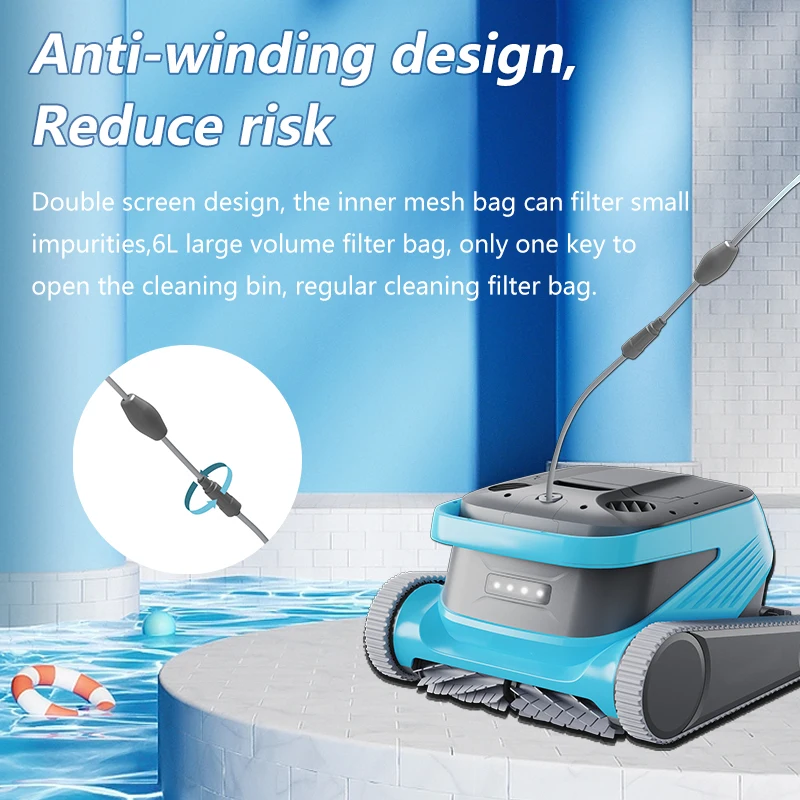 2023 New Arrival Wholesale Pool Water Cleaning Equipment Automatic Vacuum Cleaner