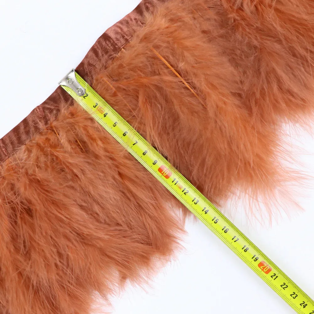 Wholesale Turkey Marabou Feathers Fringe Trim for Sewing Needlework Wedding Dress Decoration